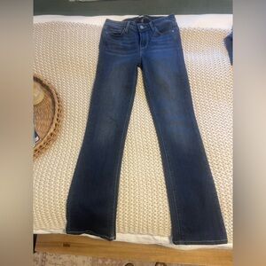 PAIGE Women's Boot Cut Jeans - Dark Blue